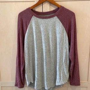 American Eagle soft & sexy plush long sleeve top
